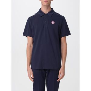 Canada Goose Polo Shirt Men Blue